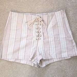 Tie-Up Pastel Shorts
